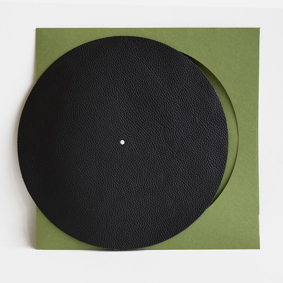 Slip Mat Black Leather