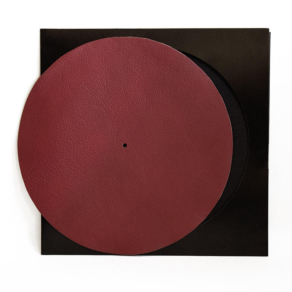 Slip Mat Red Leather