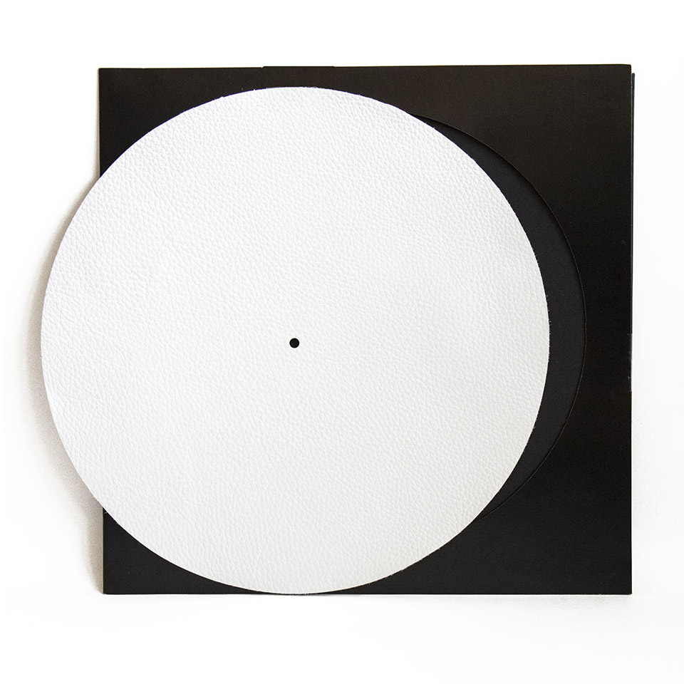 Slip Mat White Leather